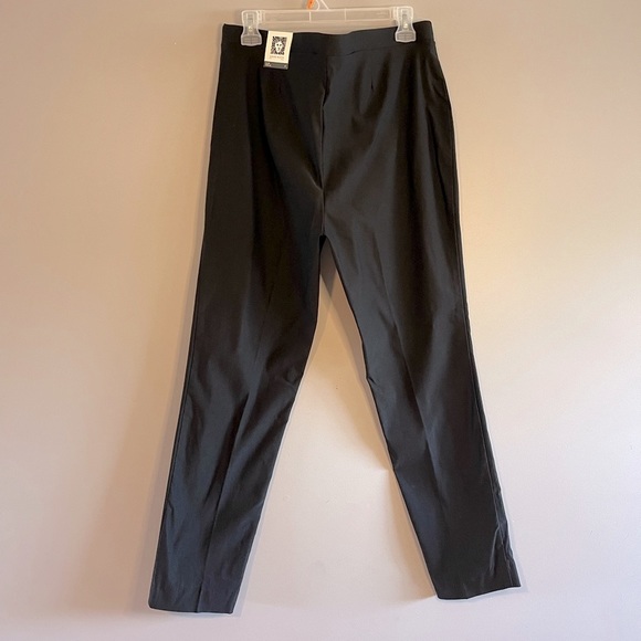 Ann Klein Slim Ankle Pant in Black | SZ 8 NWT - Picture 4 of 9